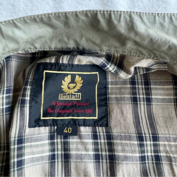 Belstaff Trailmaster Jacket Waxed Cotton Utility Windbreaker Size 40 - Picture 6 of 15